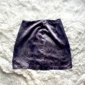 Paisley mini skirt